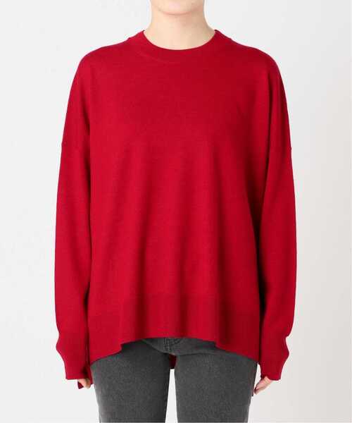 【2025AW】relume BiellaYarnワイドクルーネックニット 一部WEB限定追加 / 新色》BiellaYarnワイドクルーネックプルオーバー