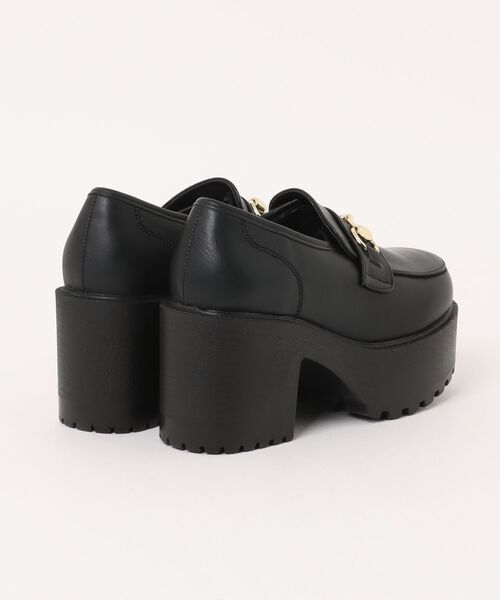 YOSUKE(ヨースケ)の「【YOSUKE】厚底ビットローファーパンプス 4450001(パンプス・レディース・ブラック/ブラック系その他・M/L/LL/S)」の3枚目の写真