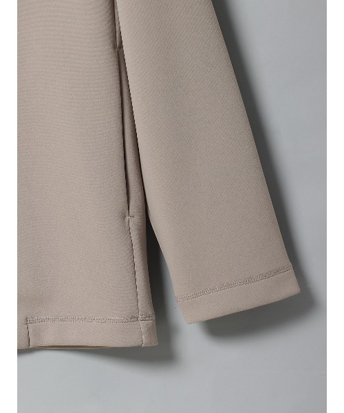 SUIT SQUARE（スーツスクエア）の「GOOVI ダブルショールカラージャケット ウォッシャブル（テーラードジャケット・メンズ・ベージュ系/ブラック系・1/2/3）」の17枚目の写真