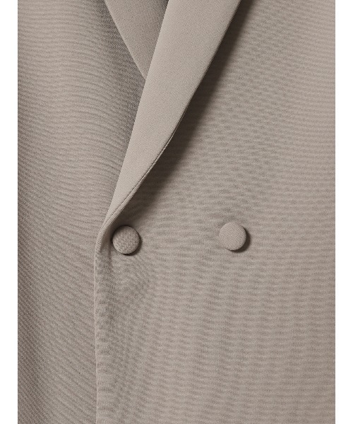 SUIT SQUARE（スーツスクエア）の「GOOVI ダブルショールカラージャケット ウォッシャブル（テーラードジャケット・メンズ・ベージュ系/ブラック系・1/2/3）」の19枚目の写真