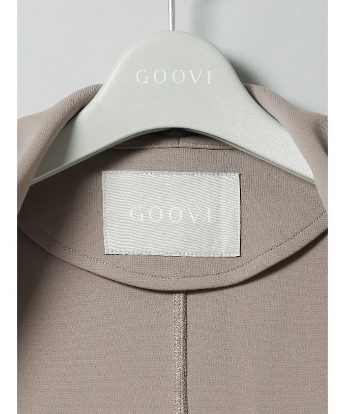 SUIT SQUARE（スーツスクエア）の「GOOVI ダブルショールカラージャケット ウォッシャブル（テーラードジャケット・メンズ・ベージュ系/ブラック系・1/2/3）」の18枚目の写真