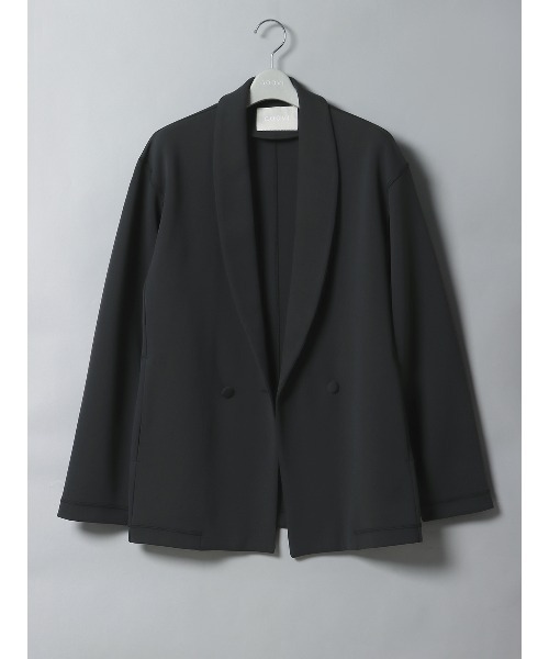 SUIT SQUARE（スーツスクエア）の「GOOVI ダブルショールカラージャケット ウォッシャブル（テーラードジャケット・メンズ・ベージュ系/ブラック系・1/2/3）」の21枚目の写真