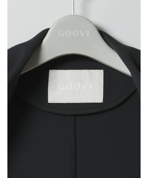 SUIT SQUARE（スーツスクエア）の「GOOVI ダブルショールカラージャケット ウォッシャブル（テーラードジャケット・メンズ・ベージュ系/ブラック系・1/2/3）」の6枚目の写真