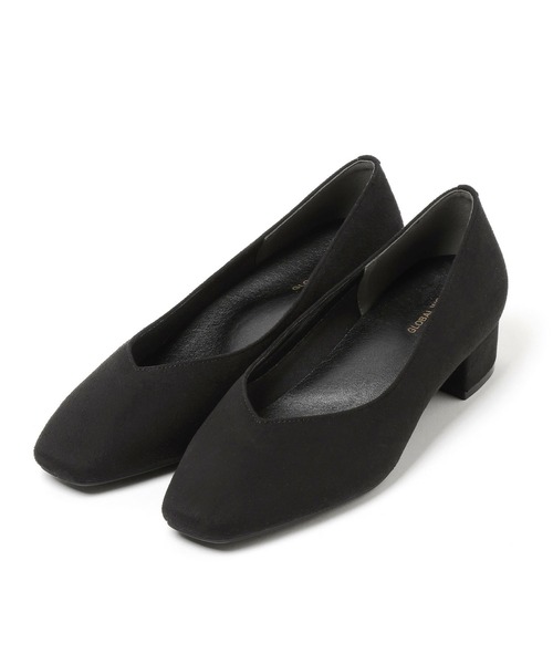 GLOBAL WORK(グローバルワーク)の「らくっションヒールアソートパンプス/579576(パンプス・レディース・ブラック系その他/アイボリー系8/ブラック系1/ベージュ系その他2/ブラック系9/ブラック系・LARGE/MEDIUM)」の2枚目の写真