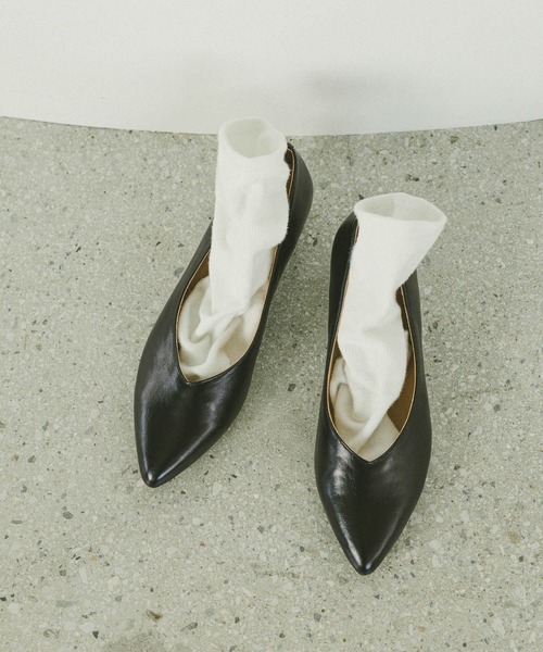 GLOBAL WORK(グローバルワーク)の「らくっションヒールアソートパンプス/579576(パンプス・レディース・ブラック系その他/アイボリー系8/ブラック系1/ベージュ系その他2/ブラック系9/ブラック系・LARGE/MEDIUM)」の1枚目の写真