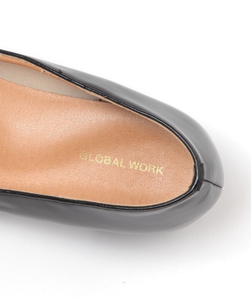 GLOBAL WORK(グローバルワーク)の「らくっションヒールアソートパンプス/579576(パンプス・レディース・ブラック系その他/アイボリー系8/ブラック系1/ベージュ系その他2/ブラック系9/ブラック系・LARGE/MEDIUM)」の8枚目の写真