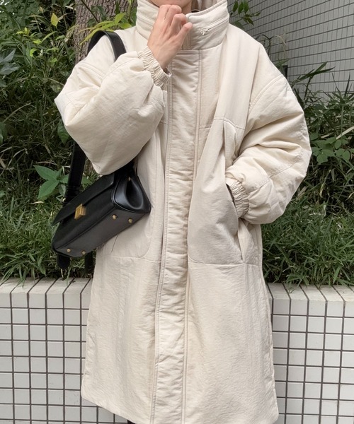 DRAW(ドロー)の「DRAW(ドロー) / モンスターロングパデットジャケット(ブルゾン・レディース・アイボリー/グレー/ブラック・MEDIUM/LARGE)」の16枚目の写真