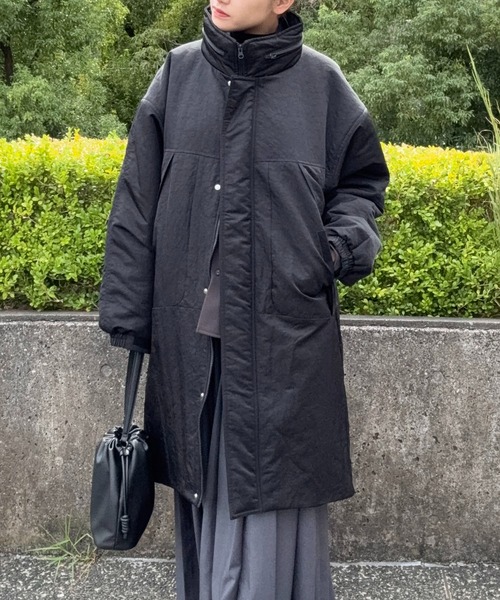 DRAW(ドロー)の「DRAW(ドロー) / モンスターロングパデットジャケット(ブルゾン・レディース・アイボリー/グレー/ブラック・MEDIUM/LARGE)」の4枚目の写真