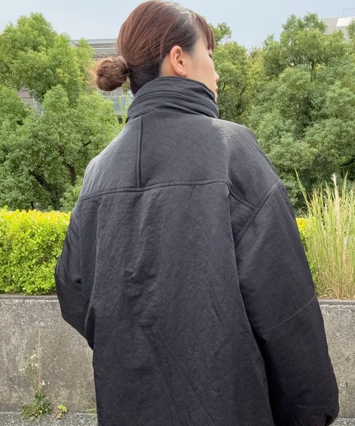 DRAW(ドロー)の「DRAW(ドロー) / モンスターロングパデットジャケット(ブルゾン・レディース・アイボリー/グレー/ブラック・MEDIUM/LARGE)」の7枚目の写真