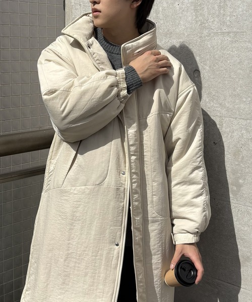 DRAW(ドロー)の「DRAW(ドロー) / モンスターロングパデットジャケット(ブルゾン・レディース・アイボリー/グレー/ブラック・MEDIUM/LARGE)」の22枚目の写真