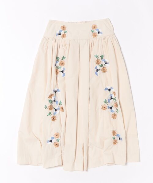 Chesty(チェスティー)の「フラワーフレアースカート(スカート・レディース・オフホワイト/ブラック・0/1)」の14枚目の写真