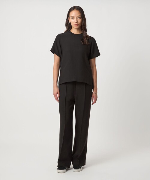 UNITED ARROWS & SONS by DAISUKE OBANA（ユナイテッドアローズアンドサンズバイダイスケオバナ）の「＜D.O UNITED ARROWS BY DAISUKE OBANA for WOMEN＞ Ⅰ CR WIDE PANTS/パンツ（その他パンツ・レディース・ブラック/ダークグリーン・M/S）」の2枚目の写真