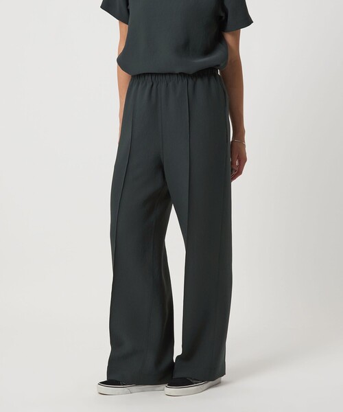 UNITED ARROWS & SONS by DAISUKE OBANA（ユナイテッドアローズアンドサンズバイダイスケオバナ）の「＜D.O UNITED ARROWS BY DAISUKE OBANA for WOMEN＞ Ⅰ CR WIDE PANTS/パンツ（その他パンツ・レディース・ブラック/ダークグリーン・M/S）」の3枚目の写真