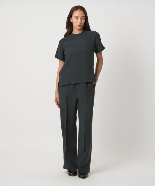 UNITED ARROWS & SONS by DAISUKE OBANA（ユナイテッドアローズアンドサンズバイダイスケオバナ）の「＜D.O UNITED ARROWS BY DAISUKE OBANA for WOMEN＞ Ⅰ CR WIDE PANTS/パンツ（その他パンツ・レディース・ブラック/ダークグリーン・M/S）」の6枚目の写真