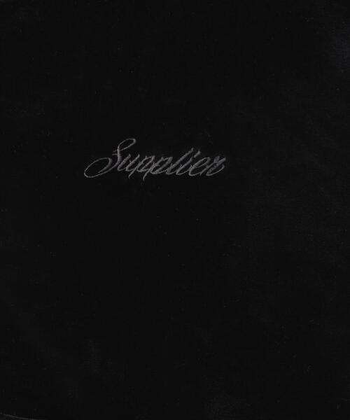 SUPPLIER(サプライヤー)の「SUPPLIER/サプライヤー/CROSS RHINESTONE VELOUR ZIP HOODIE(パーカー・メンズ・ブラック・XL/L/M)」の7枚目の写真