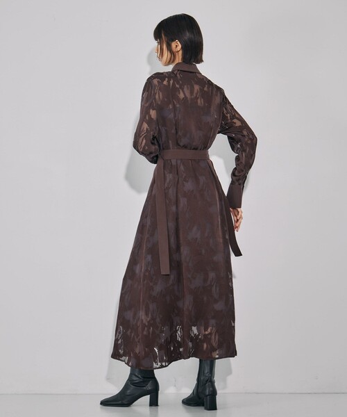 完売間近！】オパールコンビワンピース｜オケージョン/シアー/シャツ