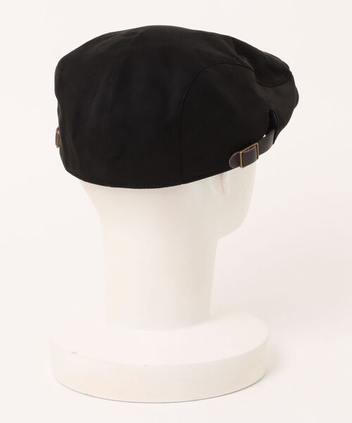 polcadot（ポルカドット）の「フェイクスエードハンチング/Back to Front ユニセックス サイズ調節可（ハンチング/ベレー帽・メンズ・ベージュ/ブラック/グレー・M/XL）」の4枚目の写真