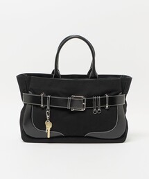 【極美品✨大容量/A4可能】ユナイテッドアローズ　トートバッグ　オールレザー　黒 UNITED ARROWS（ユナイテッドアローズ）の「レザー トート