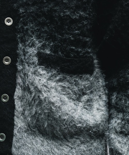 ANDER HUNK(アンダーハンク)の「Metal button Gradation Cardigan/ メタルボタングラデーションカーディガン(カーディガン/ボレロ・メンズ・ブラウン/ブラック・LARGE/MEDIUM)」の14枚目の写真