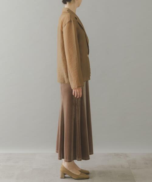 URBAN RESEARCH ROSSO WOMEN（アーバンリサーチ　ロッソ）の「kaene　シアージャケットセットベロアドレス（ワンピース・レディース・ブラウン/ブラック・36）」の9枚目の写真