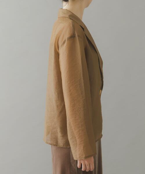 URBAN RESEARCH ROSSO WOMEN（アーバンリサーチ　ロッソ）の「kaene　シアージャケットセットベロアドレス（ワンピース・レディース・ブラウン/ブラック・36）」の12枚目の写真