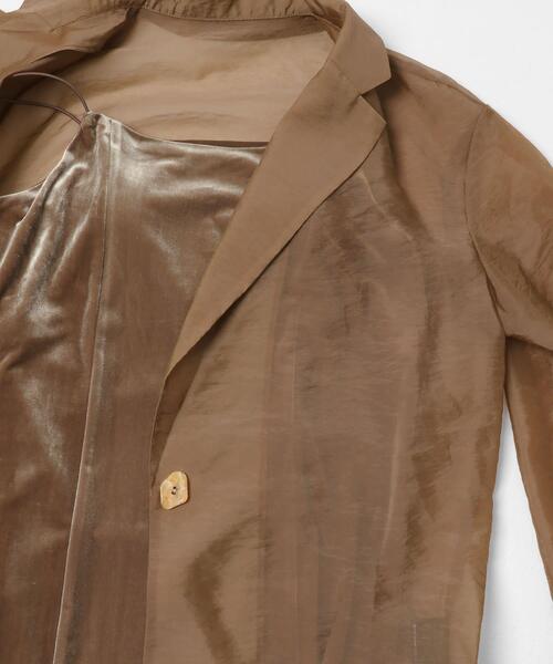 URBAN RESEARCH ROSSO WOMEN（アーバンリサーチ　ロッソ）の「kaene　シアージャケットセットベロアドレス（ワンピース・レディース・ブラウン/ブラック・36）」の15枚目の写真