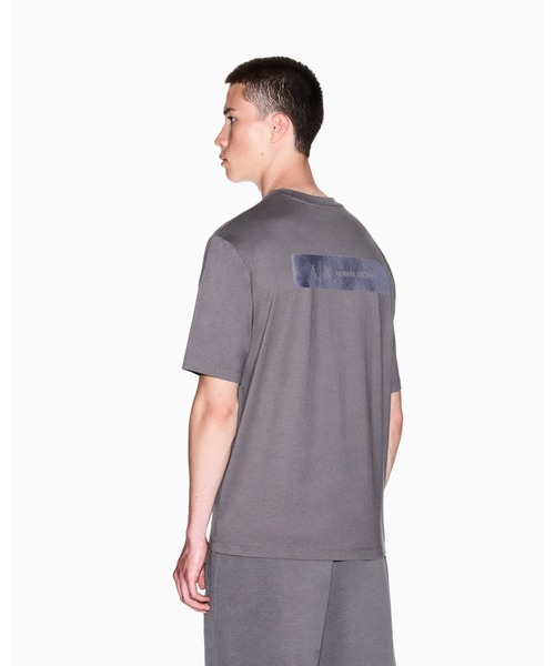ARMANI EXCHANGE（アルマーニエクスチェンジ）の「【A|X アルマーニ エクスチェンジ】バックロゴ 半袖クルーネックTシャツ/REGULAR+（Tシャツ/カットソー・メンズ・ストーン/ブラック/チャコールグレー・LARGE/MEDIUM/SMALL/X-LARGE/X-SMALL/XX-LARGE）」の13枚目の写真