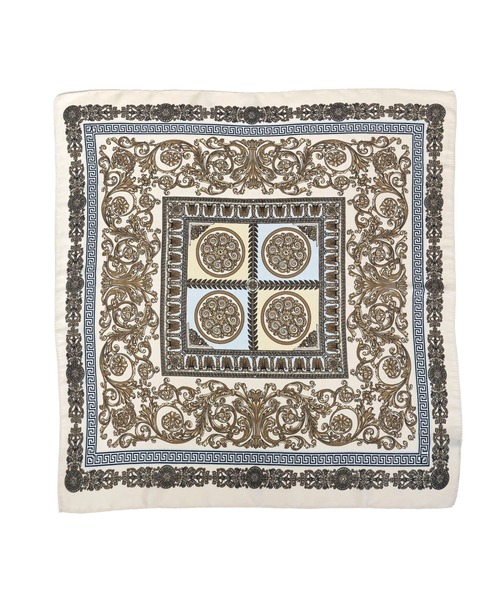 MIAN （ミアン）の「クラシカルデザインマルチスカーフ（バンダナ/スカーフ・レディース・アイボリー・FREE）」の12枚目の写真