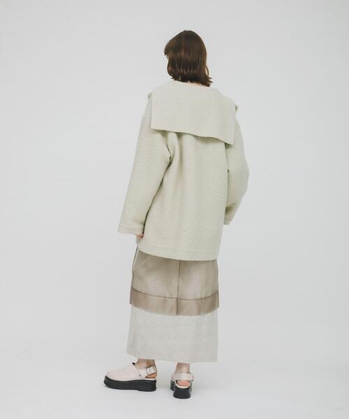 sailor collar coat（その他アウター）｜LAATO（ラート）の