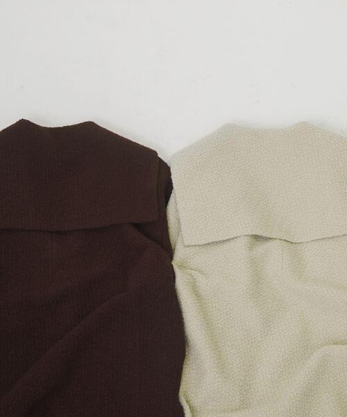 LAATO(ラート)の「sailor collar coat(その他アウター・レディース・ブラウン/マスタード・FREE)」の12枚目の写真