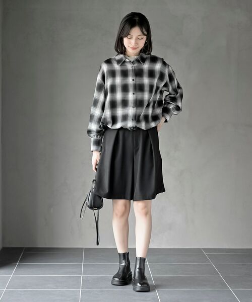 rps（アールピーエス）の「タックショートパンツ（その他パンツ・レディース・ブラック/ブラウン・フリー）」の3枚目の写真