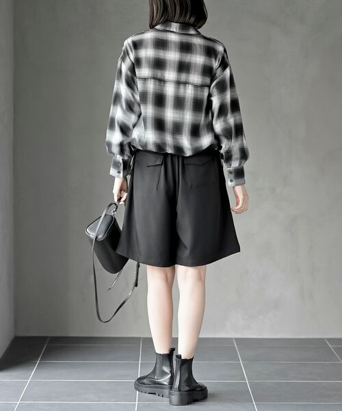 rps（アールピーエス）の「タックショートパンツ（その他パンツ・レディース・ブラック/ブラウン・フリー）」の5枚目の写真