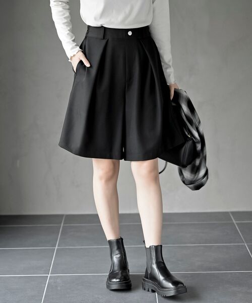 rps（アールピーエス）の「タックショートパンツ（その他パンツ・レディース・ブラック/ブラウン・フリー）」の7枚目の写真