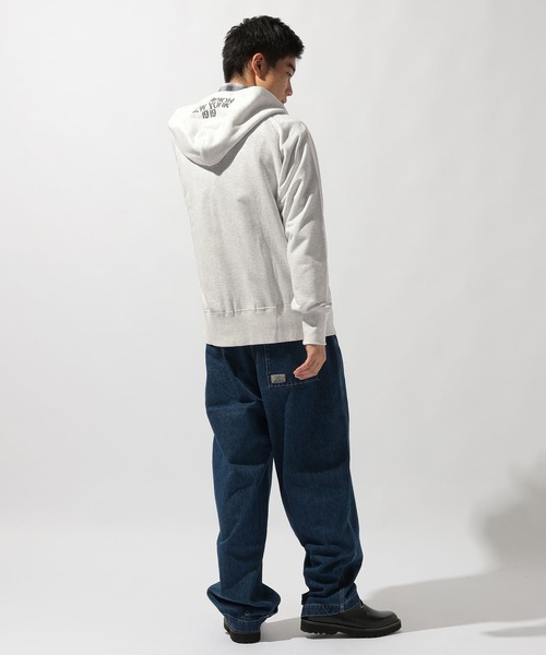 niko and...（ニコアンド）の「【Champion(チャンピオン)】別注NATOKii(ネイトゥーキー)フードスナップカーディガン（カーディガン/ボレロ・メンズ・ネイビー/ナチュラル・MEDIUM/LARGE）」の4枚目の写真