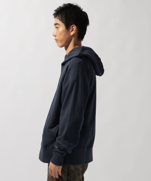 niko and...（ニコアンド）の「【Champion(チャンピオン)】別注NATOKii(ネイトゥーキー)フードスナップカーディガン（カーディガン/ボレロ・メンズ・ネイビー/ナチュラル・MEDIUM/LARGE）」の10枚目の写真