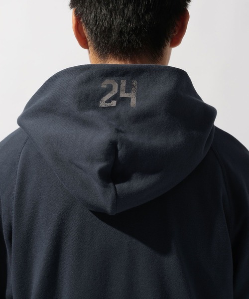 niko and...（ニコアンド）の「【Champion(チャンピオン)】別注NATOKii(ネイトゥーキー)フードスナップカーディガン（カーディガン/ボレロ・メンズ・ネイビー/ナチュラル・MEDIUM/LARGE）」の16枚目の写真