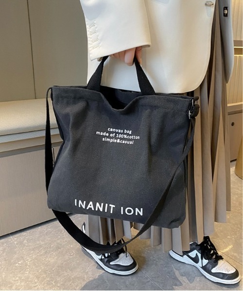 Burner（バーナー）の「【OKUOKU　0909】2WAY トートショルダーバッグ oku-bag-22-16（トートバッグ・メンズ・ベージュ/グリーン/ダークブラウン/ブラック/グレー・FREE）」の2枚目の写真