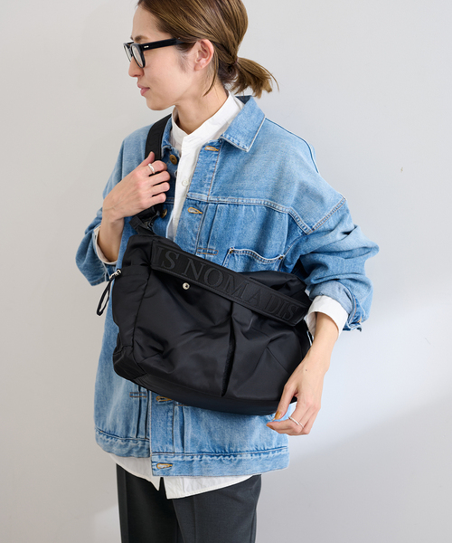 FRAMeWORK(フレームワーク)の「≪WEB限定 / 追加≫NOMADIS/ノマディス BASQUE M SLD(ショルダーバッグ・レディース・ブラック・FREE)」の7枚目の写真