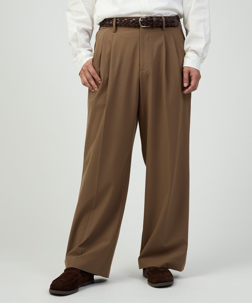 トロピカルツータックワイドスラックス（スラックス）｜CB（シービー