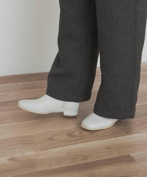 URBAN RESEARCH DOORS（アーバンリサーチドアーズ）の「スタイルアップブーツ（ブーツ・レディース・アイボリー/ブラック・37/36/38）」の9枚目の写真