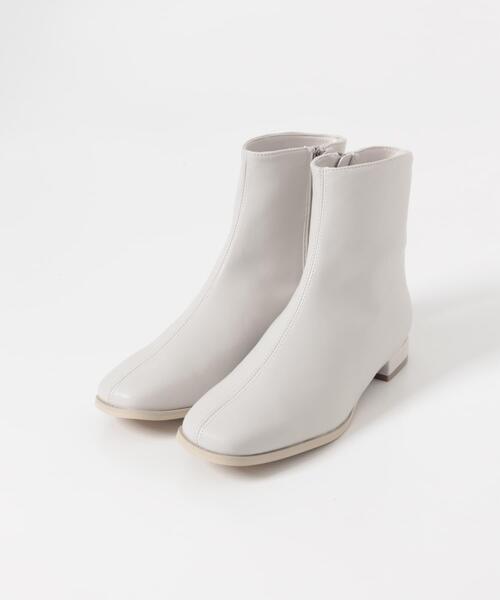URBAN RESEARCH DOORS（アーバンリサーチドアーズ）の「スタイルアップブーツ（ブーツ・レディース・アイボリー/ブラック・37/36/38）」の7枚目の写真