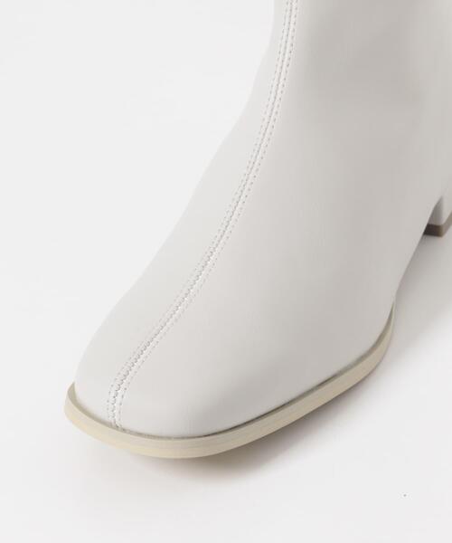 URBAN RESEARCH DOORS（アーバンリサーチドアーズ）の「スタイルアップブーツ（ブーツ・レディース・アイボリー/ブラック・37/36/38）」の6枚目の写真