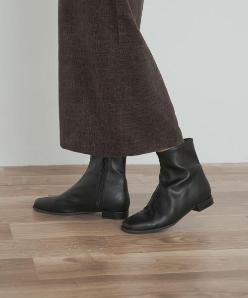 URBAN RESEARCH DOORS（アーバンリサーチドアーズ）の「スタイルアップブーツ（ブーツ・レディース・アイボリー/ブラック・37/36/38）」の5枚目の写真