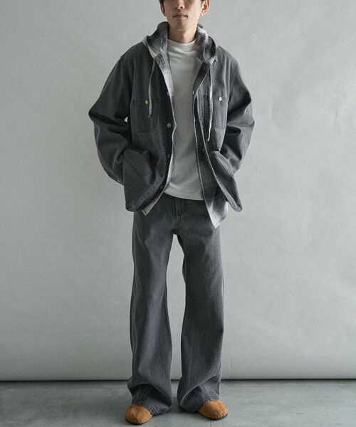 CRAFT STANDARD BOUTIQUE(クラフトスタンダードブティック)の「チェックフードシャツ(シャツ/ブラウス・メンズ・ブルー系その他3/ブルー系その他5/ブラウン系その他4/ブラウン系その他5/ブラック系その他3/グリーン系その他5・M/L)」の16枚目の写真