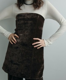 anuke(アンヌーク)のVelvet Bare Bustier(その他トップス)