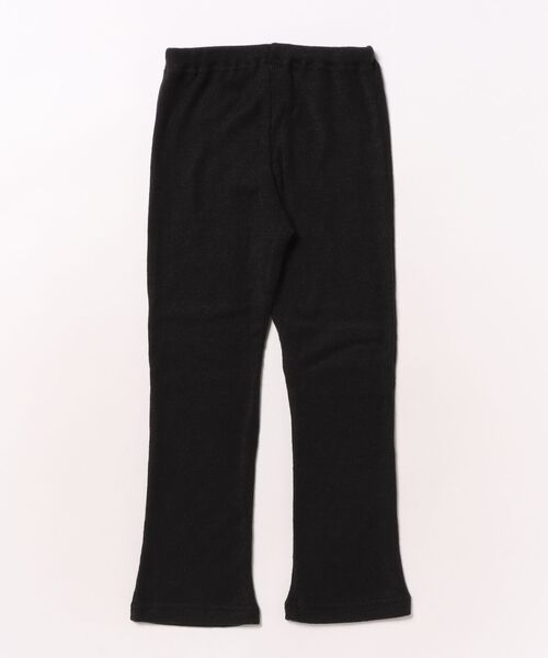 HAKKA KIDS(ハッカキッズ)の「アンクル丈ニットパンツ(レギンス/スパッツ・キッズ・ブラック・120cm/130cm)」の2枚目の写真
