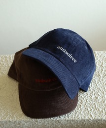 ＆soiree（アンドソワレ）の「&soiree ブランドロゴ刺繍キャップ(ウール・コーデュロイ)（キャップ）」