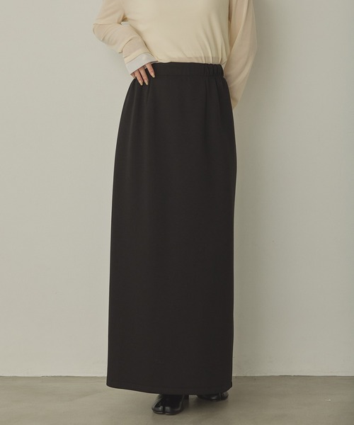 hunch（ハンチ）の「2WAY ダンボールタイトスカート（スカート・レディース・ダークブラウン/ブラック/アイボリー・FREE）」の7枚目の写真