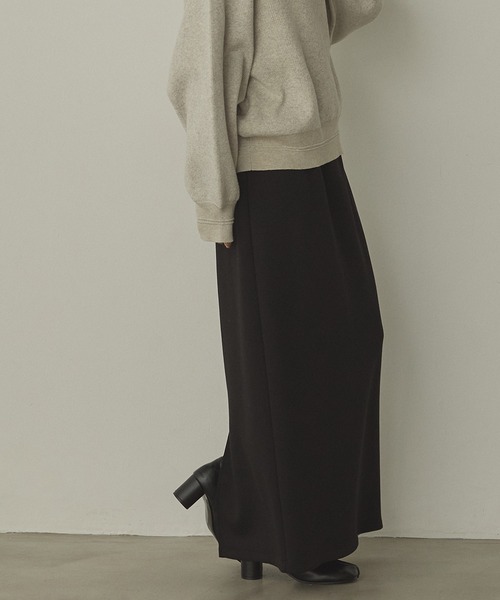 hunch（ハンチ）の「2WAY ダンボールタイトスカート（スカート・レディース・ダークブラウン/ブラック/アイボリー・FREE）」の8枚目の写真