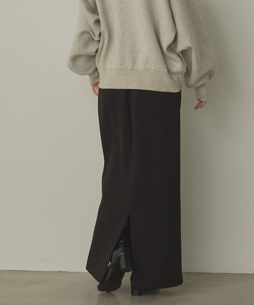 hunch（ハンチ）の「2WAY ダンボールタイトスカート（スカート・レディース・ダークブラウン/ブラック/アイボリー・FREE）」の9枚目の写真